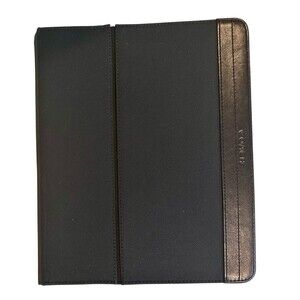 COACH Varick Nylon & Black Leather  iPad Folio Case 9.5" x 7.5"-Good Condition